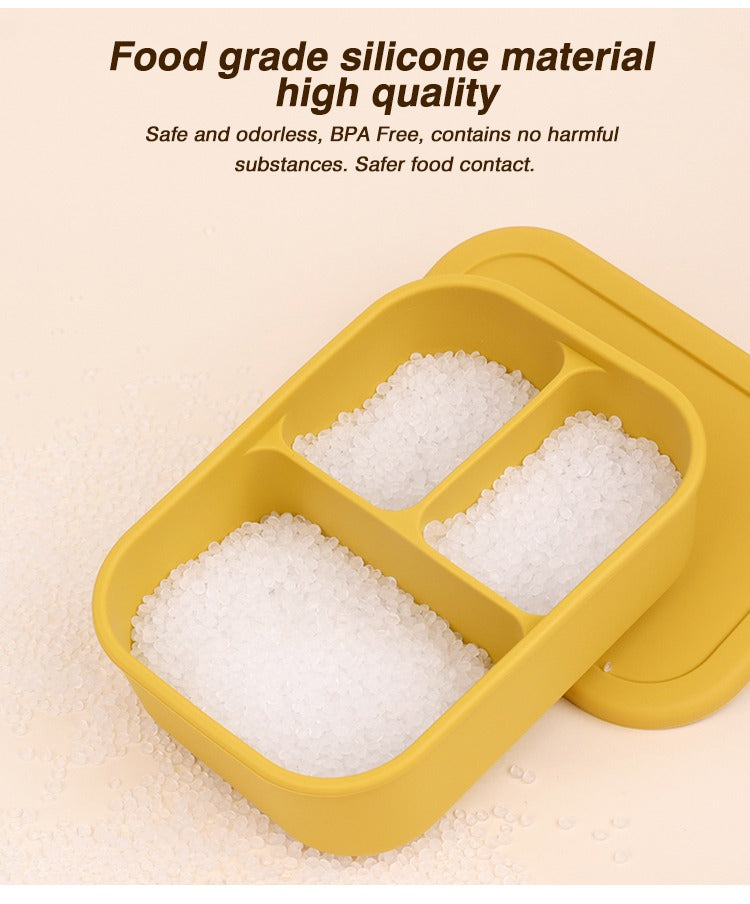 Bentomio Silicone Lunchbox – BPA-Free, Durable & Eco-Friendly. Introducing The Turin Lunch Box.